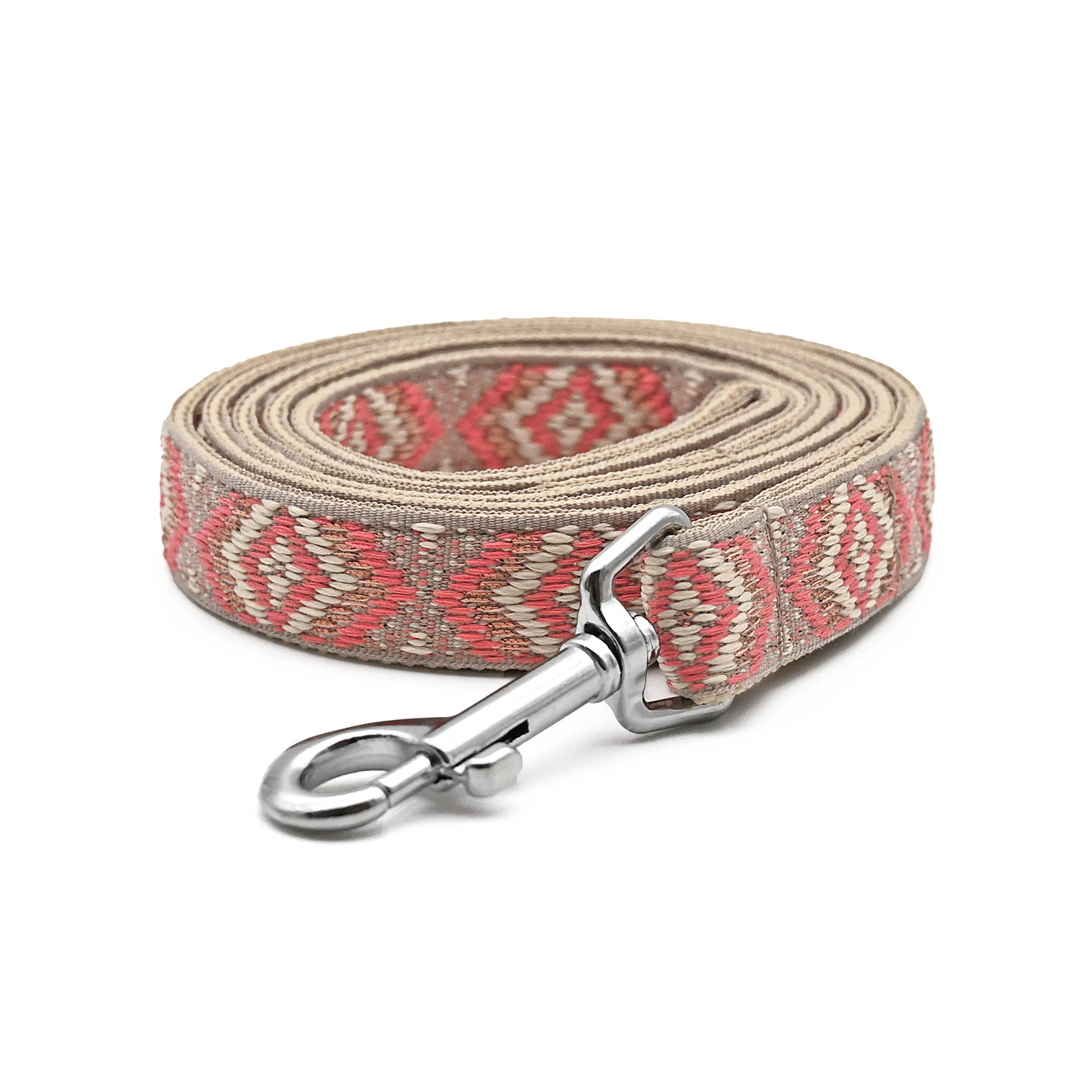 THE DOG IDEA Hundeleinen THE DOG IDEA Boho-Chic Hundeleine Coral 1,2 m