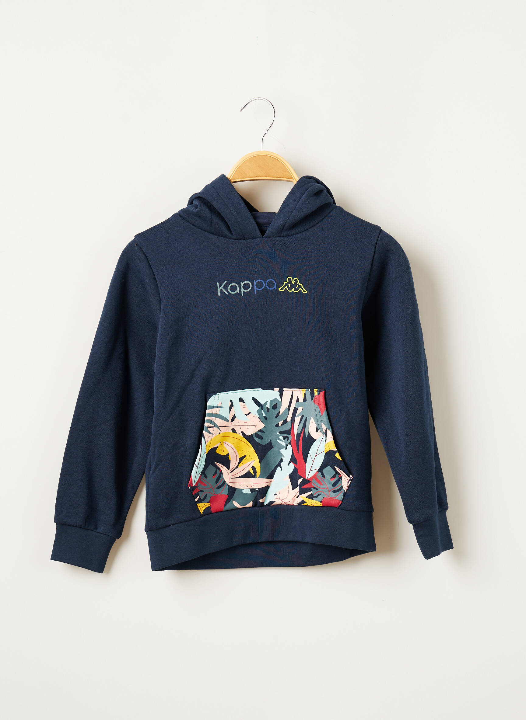 Kappa Sweat Capuche Fille couleur bleu