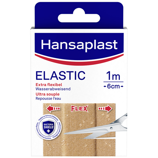 HANSAPLAST Elastic Pflaster 6 cmx1 m  1 St  Pflaster
