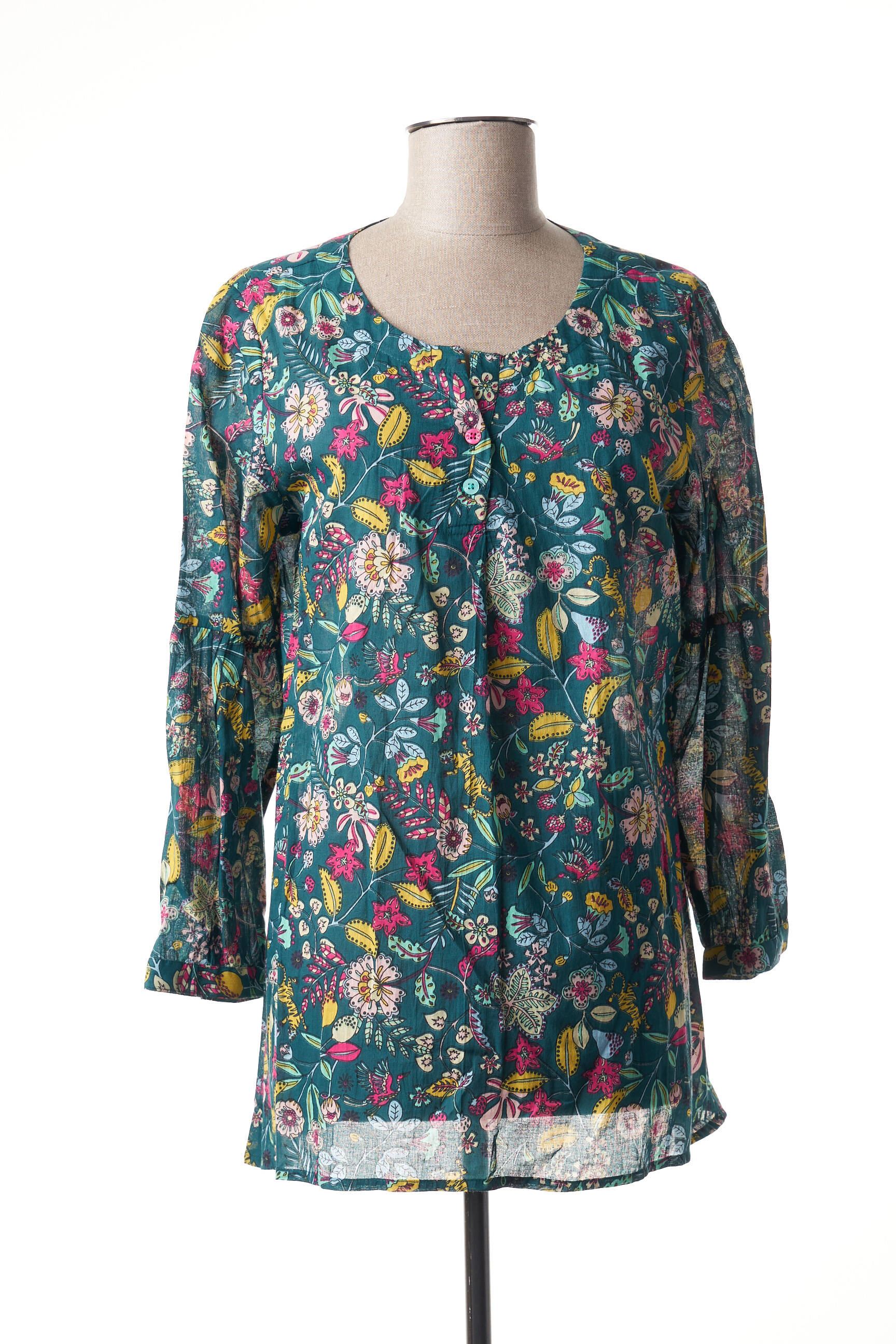 Agathe   Louise Tuniquemanchelongue Femme couleur vert