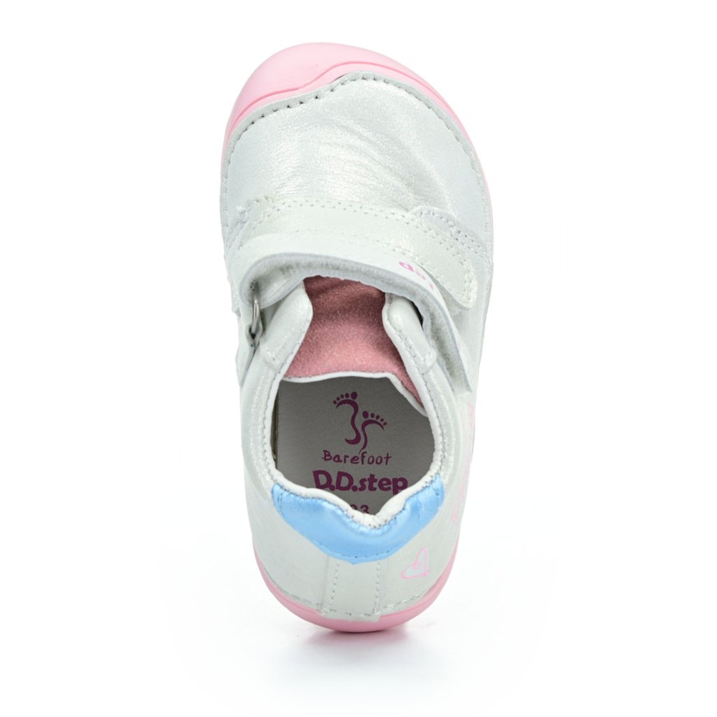 D.D.Step S073-41578A silberne Ganzjahres-Barfußschuhe