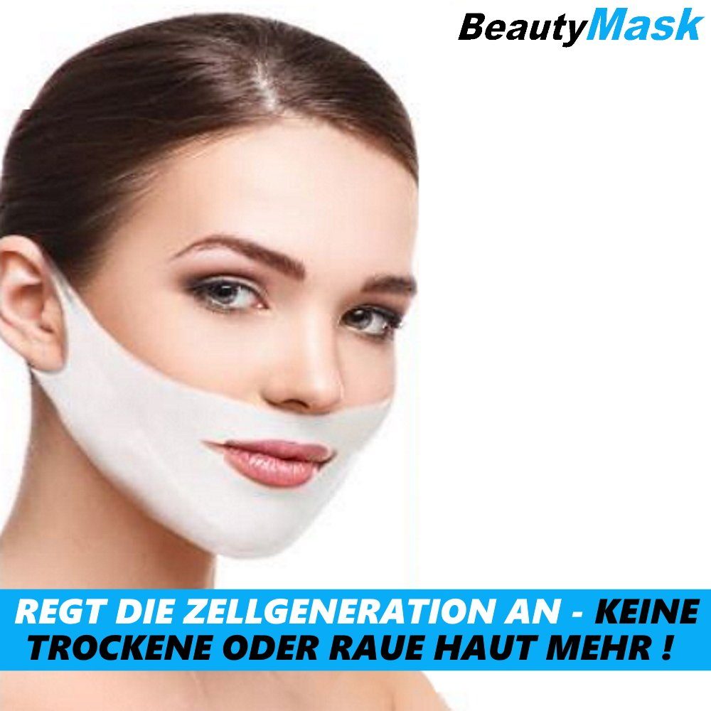 MAVURA Gesichtsmaske BeautyMask Gesichtsmaske V-Linie Maske Slimming Mask Feuchtigkeitsmaske Schlankheitsmaske Gesichtsstraffung Gesicht Maske Pflege Kosmetik Anti Falten