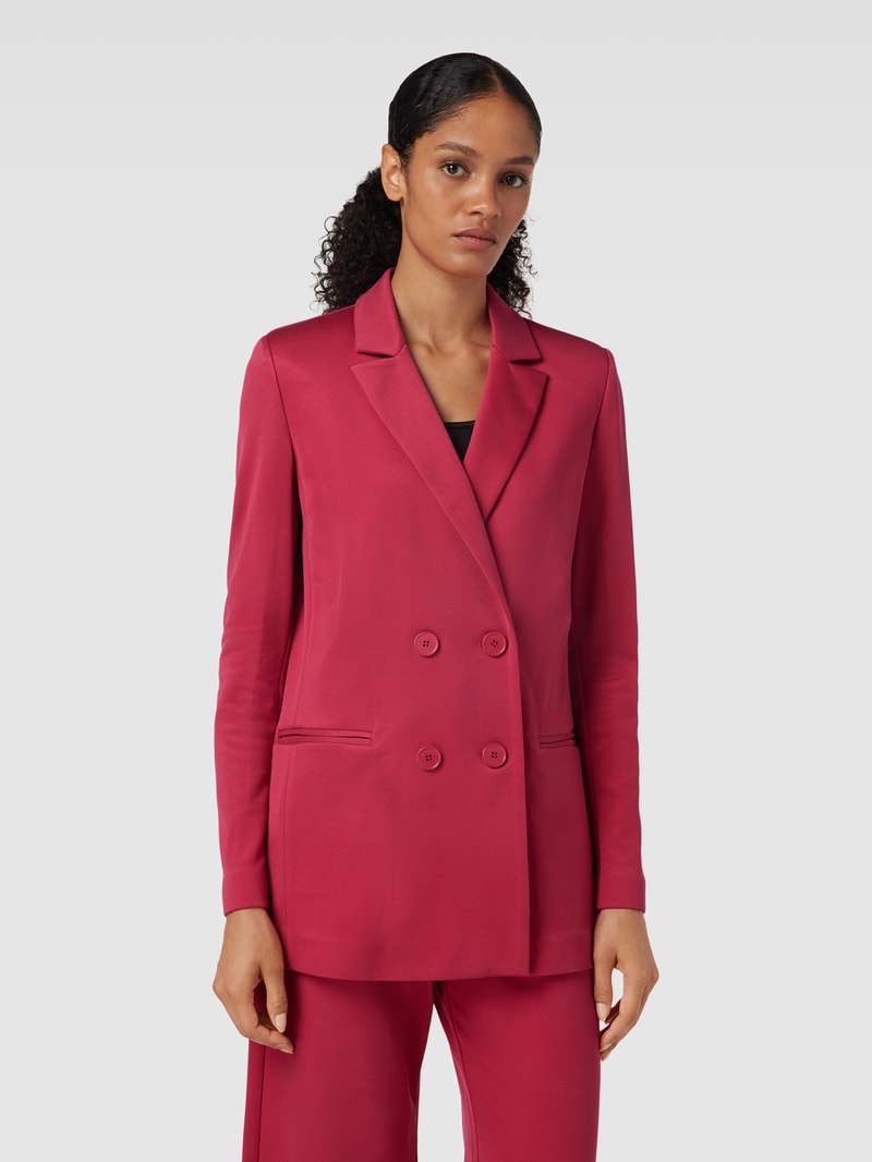 Blazer mit Eingrifftaschen Modell 'CREDERE' in fuchsia