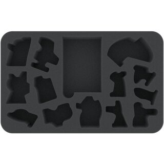 Feldherr Schaumstoffeinlage für Blackstone Fortress: Eskalation-Miniaturen