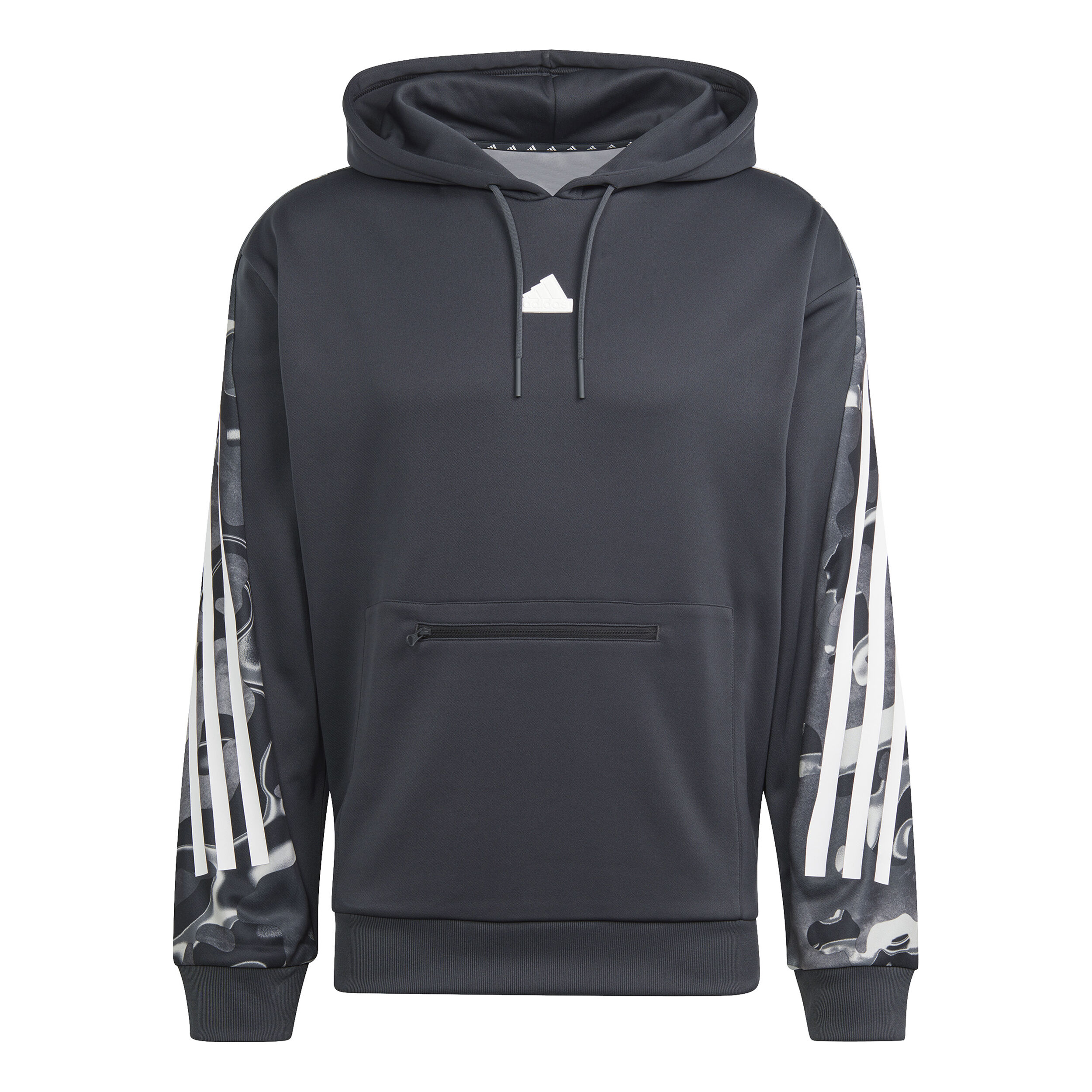 Future Icon AOP Hoody Herren - Schwarz, Weiß