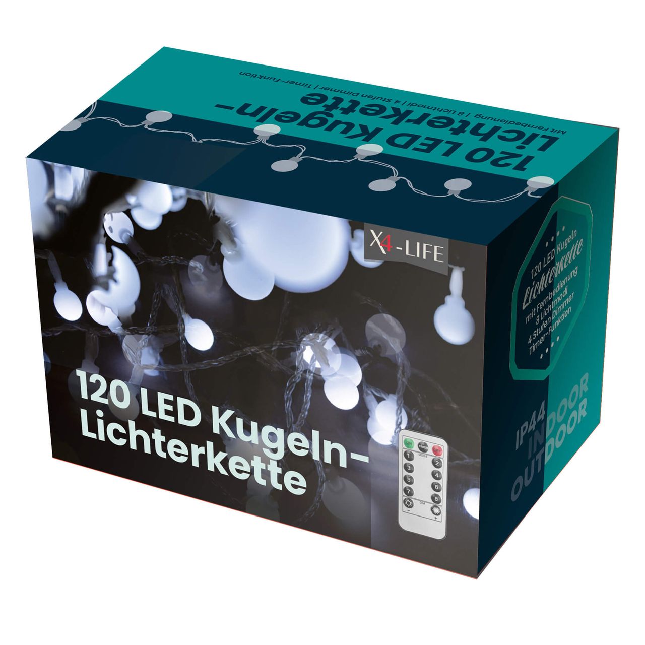 X4-Life X4-LIFE LED Kugeln Lichterkette RGB