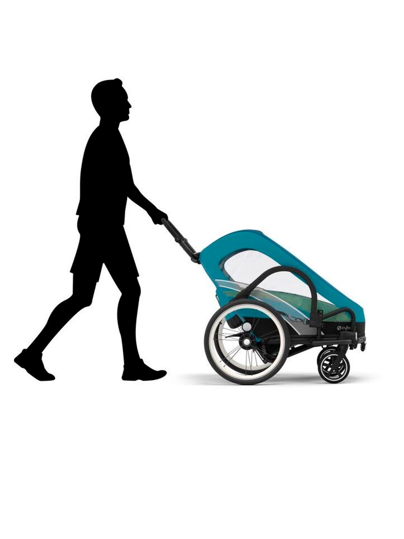 Poussette Zeno bike One Box CYBEX noir