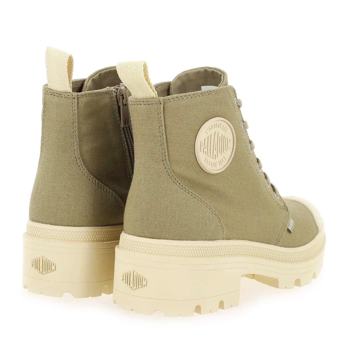 Palladium  PALABASE TWILL - Kaki clair