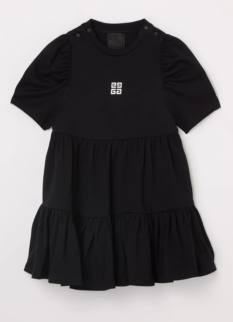 Givenchy tunikas kleita ar logotipu un apdruku aizmugurē
