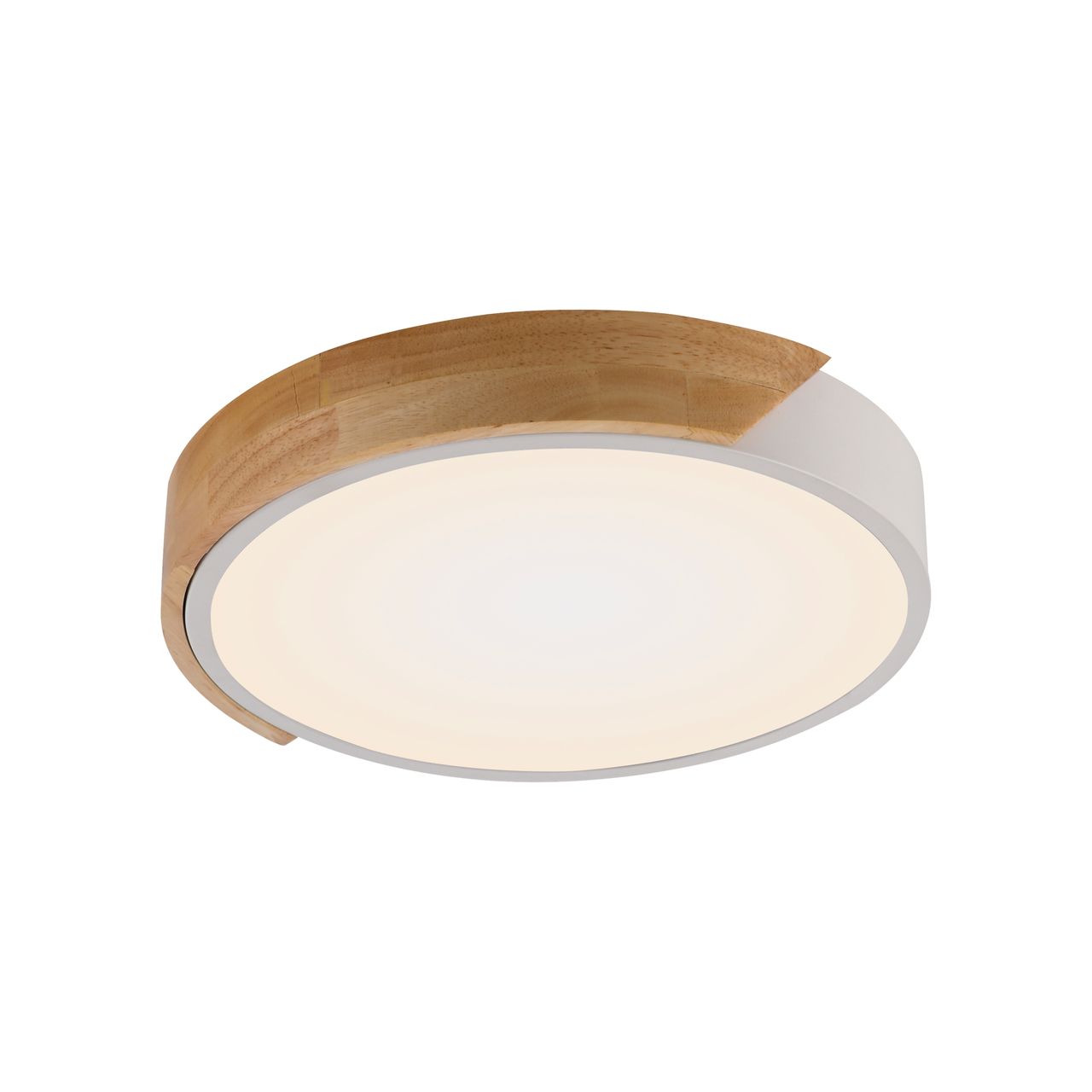 JUST LIGHT LED Deckenleuchte BILA, 1xLED-Board/24W, 3000K, rund, Weiss