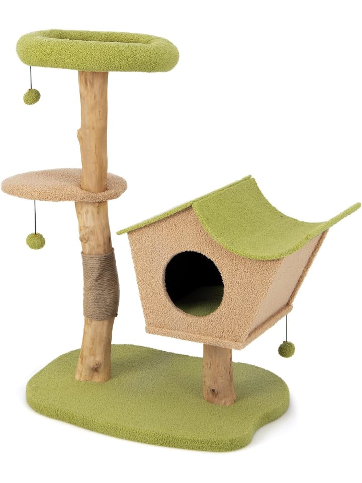 COSTWAY 110cm Kratzbaum in Grün günstig kaufen onesize