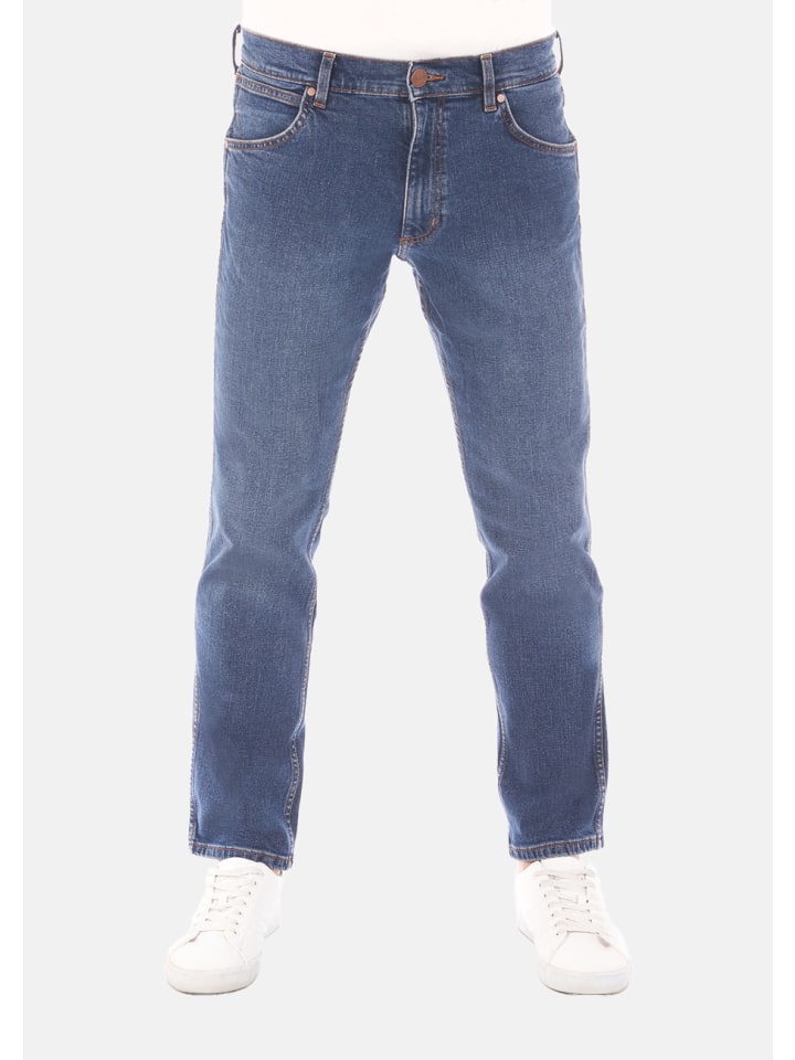 Wrangler Jeans Greensboro regular/straight in Blau günstig kaufen