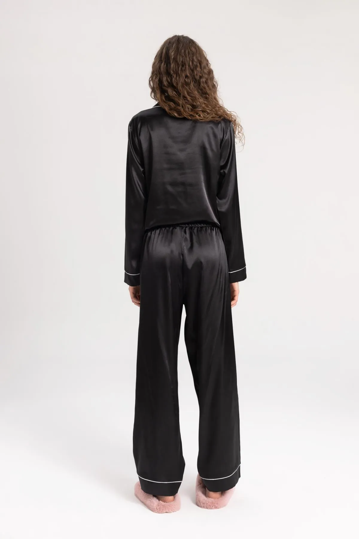 DeFacto  Fall In Love Regular Fit Lange Satinhose A9161ax24sp