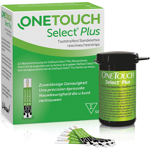 ONE TOUCH Select Plus Blutzucker Teststreifen  50 St  Teststreifen