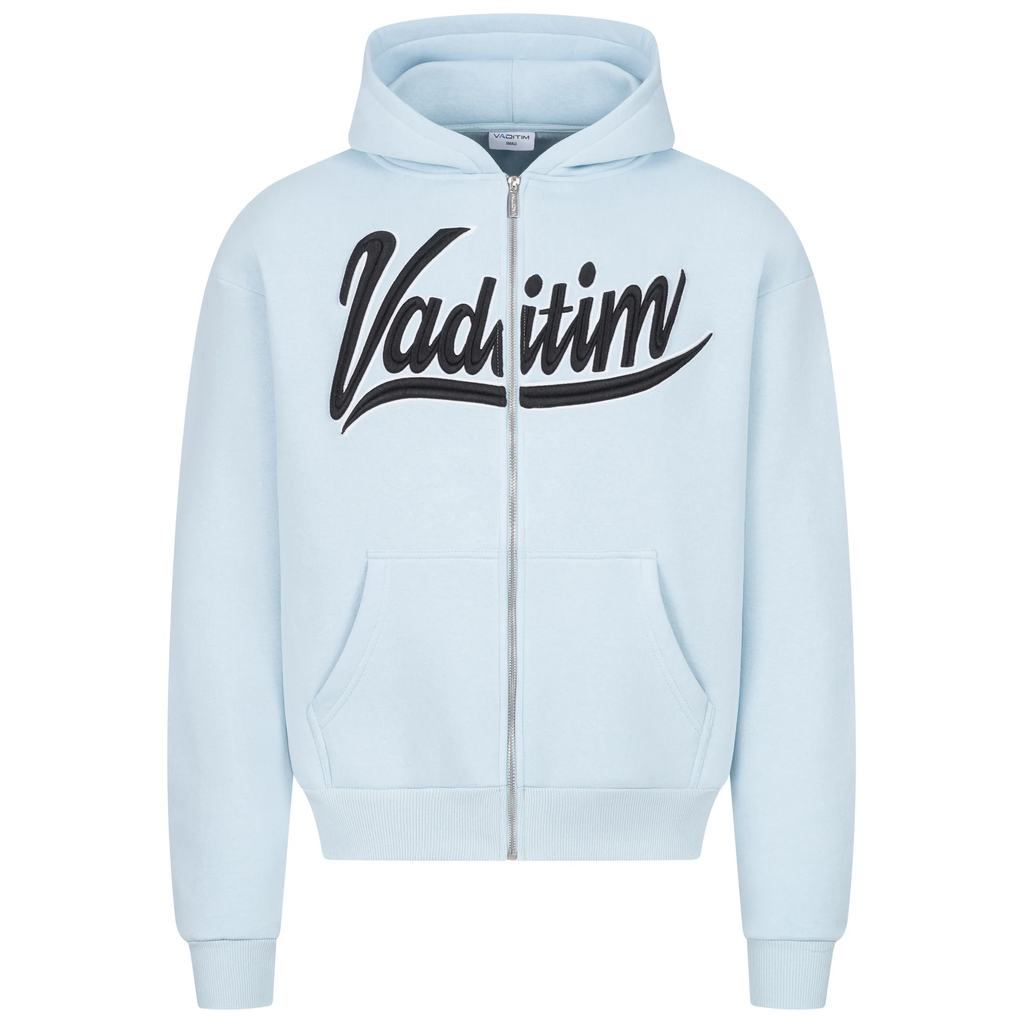 ZIP HOODIE NEW 3D COLLEGE BABYBLUE
