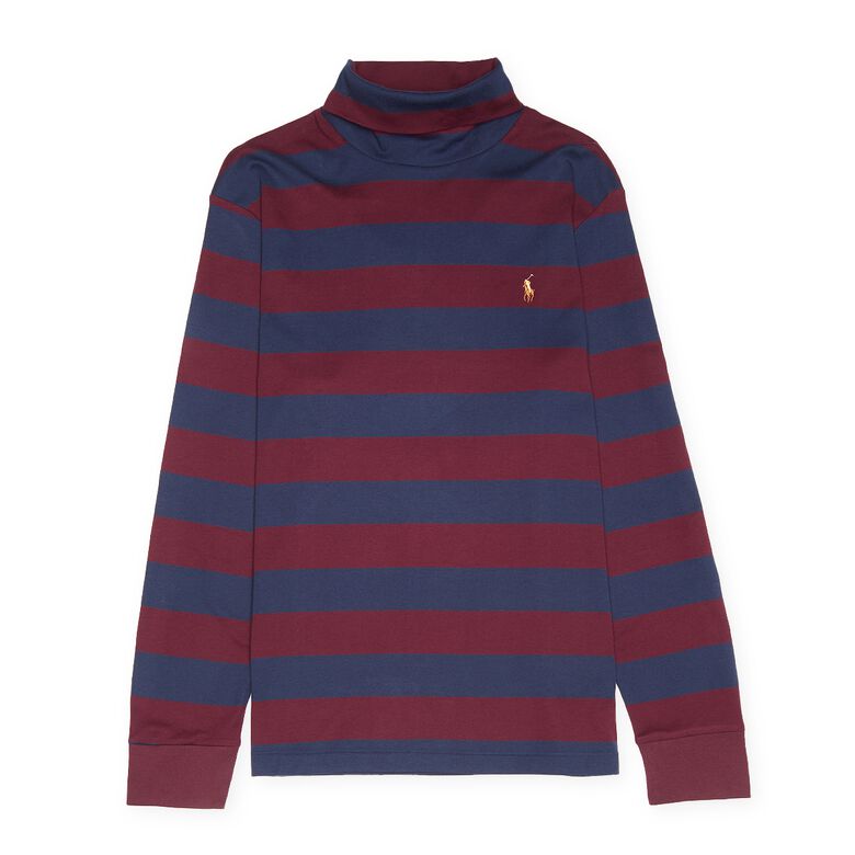 Polo Ralph Lauren Long Sleeve-Pullover harvard wine/newp ort navy