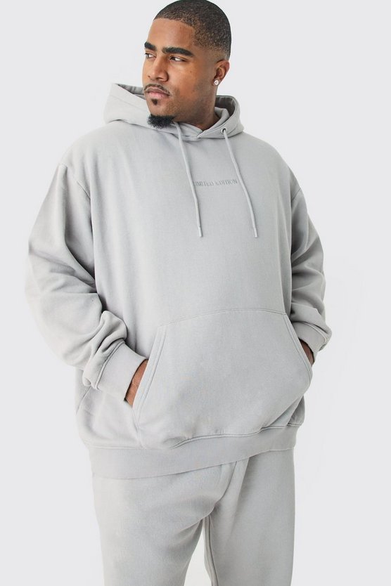 Plus Oversize Limited Trainingsanzug mit Kapuze