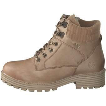 Remonte Schnür Boots in beige