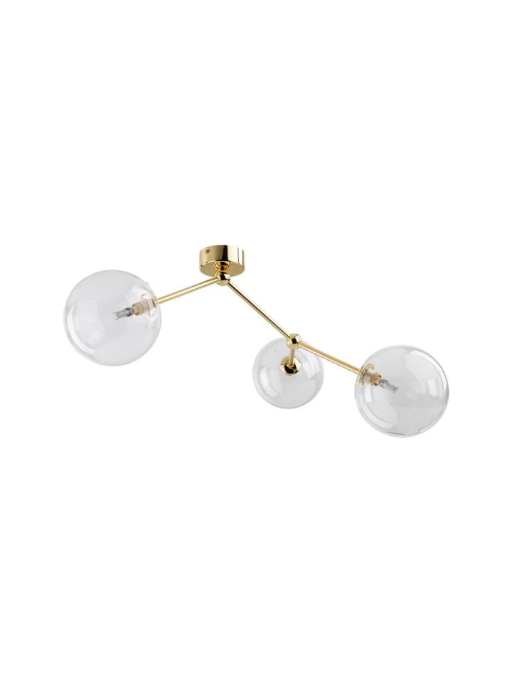 Licht-Erlebnisse Deckenlampe in Gold Transparent günstig kaufen onesize