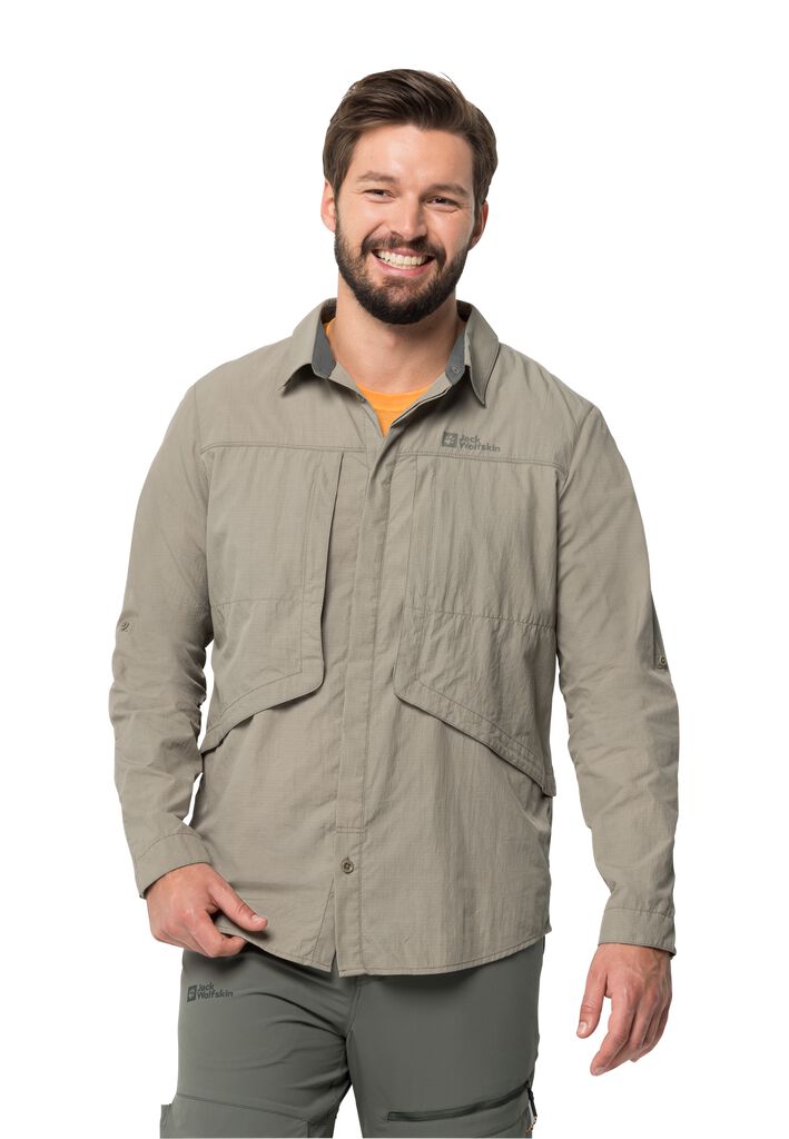 DISKOVERA LS SHIRT M Wanderhemd Herren