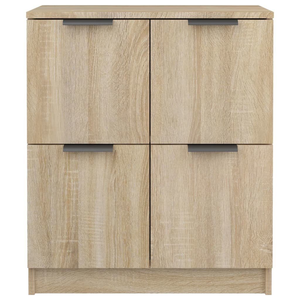 vidaXL Sideboard Sideboards 2 Stk. Sonoma Eiche 60x30x70 cm Holzwerkstoff (2 St)