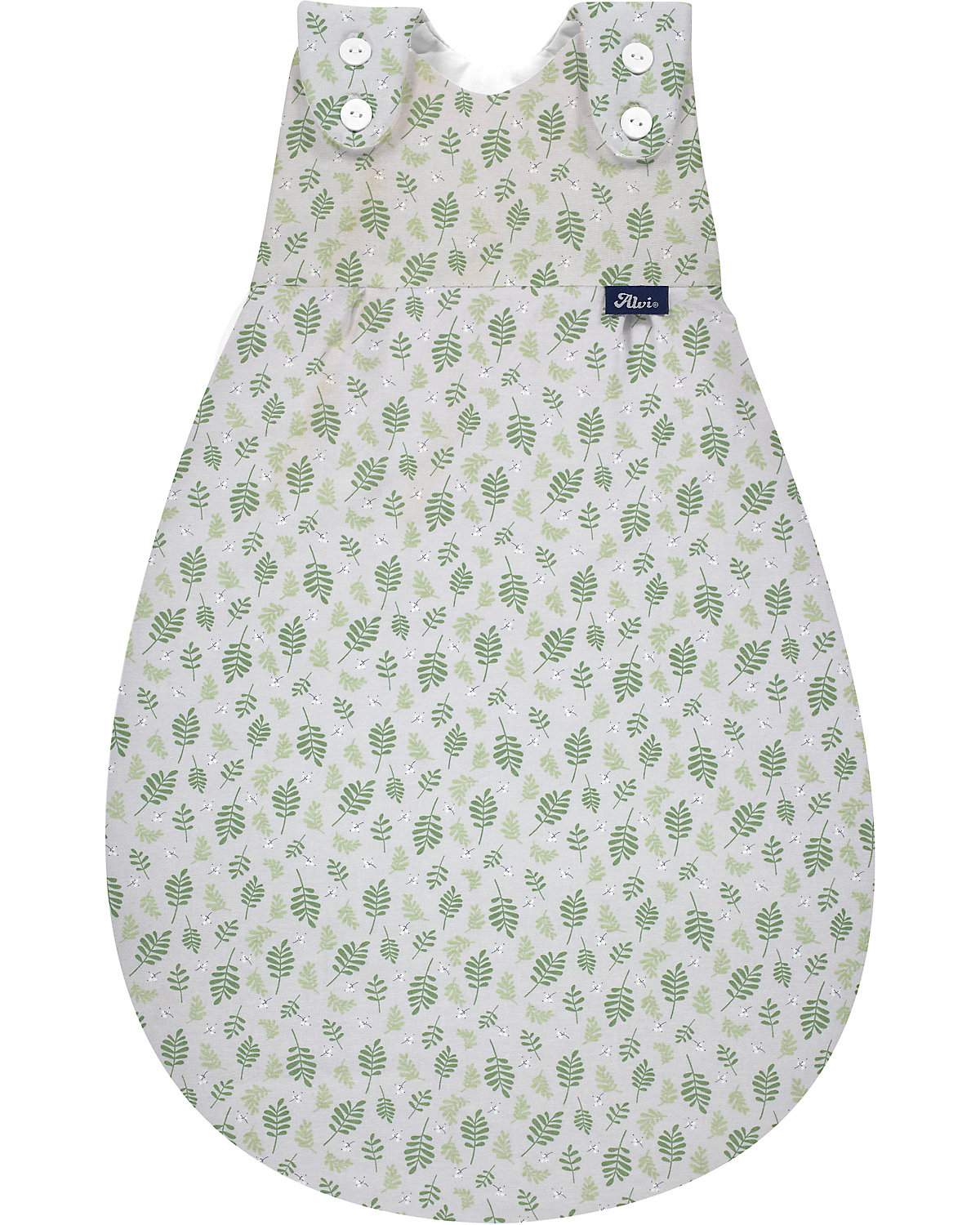 Baby-Mäxchen Außensack, Bio Baumwolle - TOG 2,5 - Drifting Leaves, 56/62