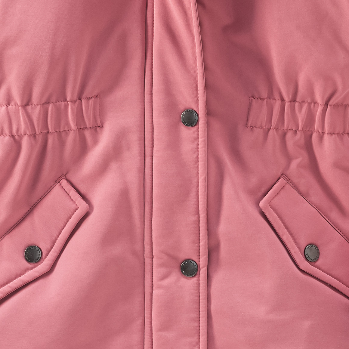Mädchen Parka mit Fellimitat