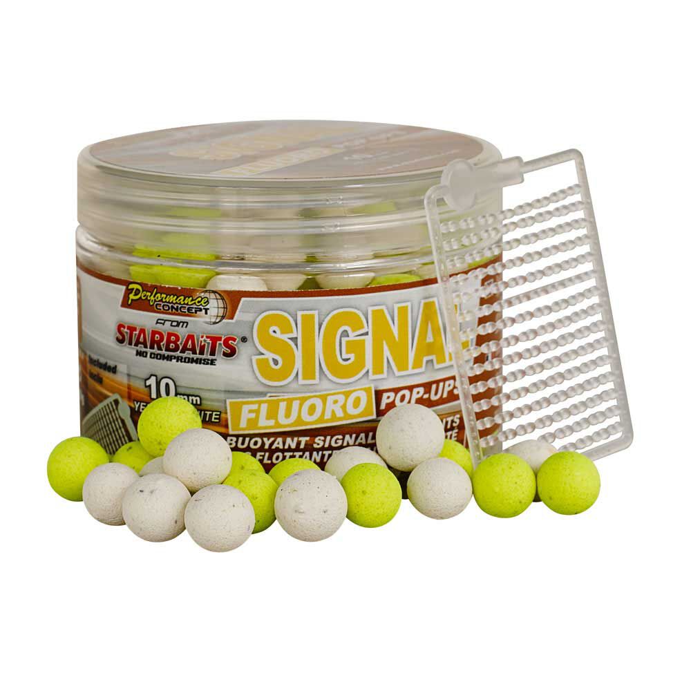 Drijvende karperboilies, performance concept, fluorescerend signaal, pop-up