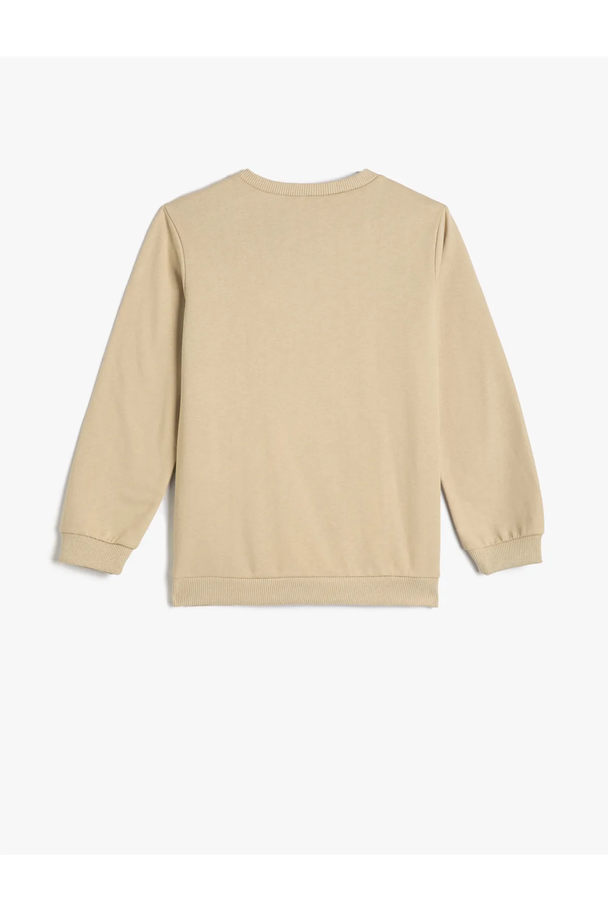 Koton  Sweatshirt mit Tigerprägung und erhöhtem Rundhalsausschnitt