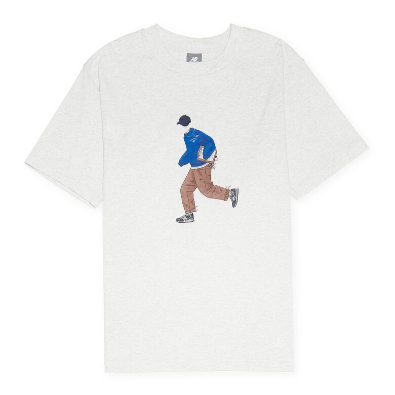 New Balance Athletics Sport Style Relaxed T-Shirt ash heather