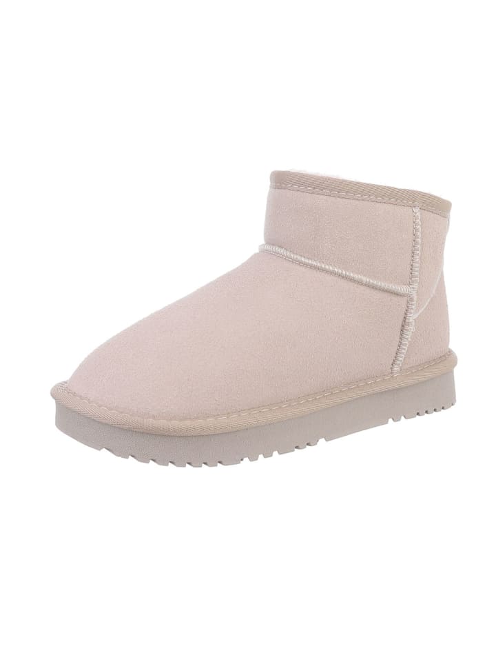 Ital-Design Stiefelette in Beige günstig kaufen