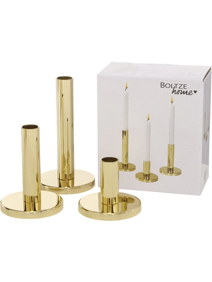 Boltze 3er-Set: Kerzenständer 