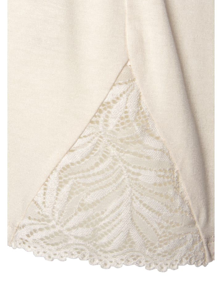 LASCANA Schlafshorts in creme günstig kaufen