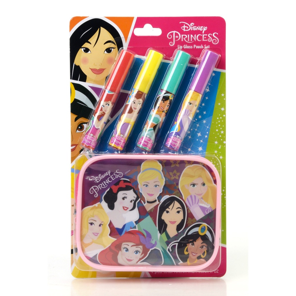 Disney Princess Lip Gloss & Pouch Set Coffret de maquillage