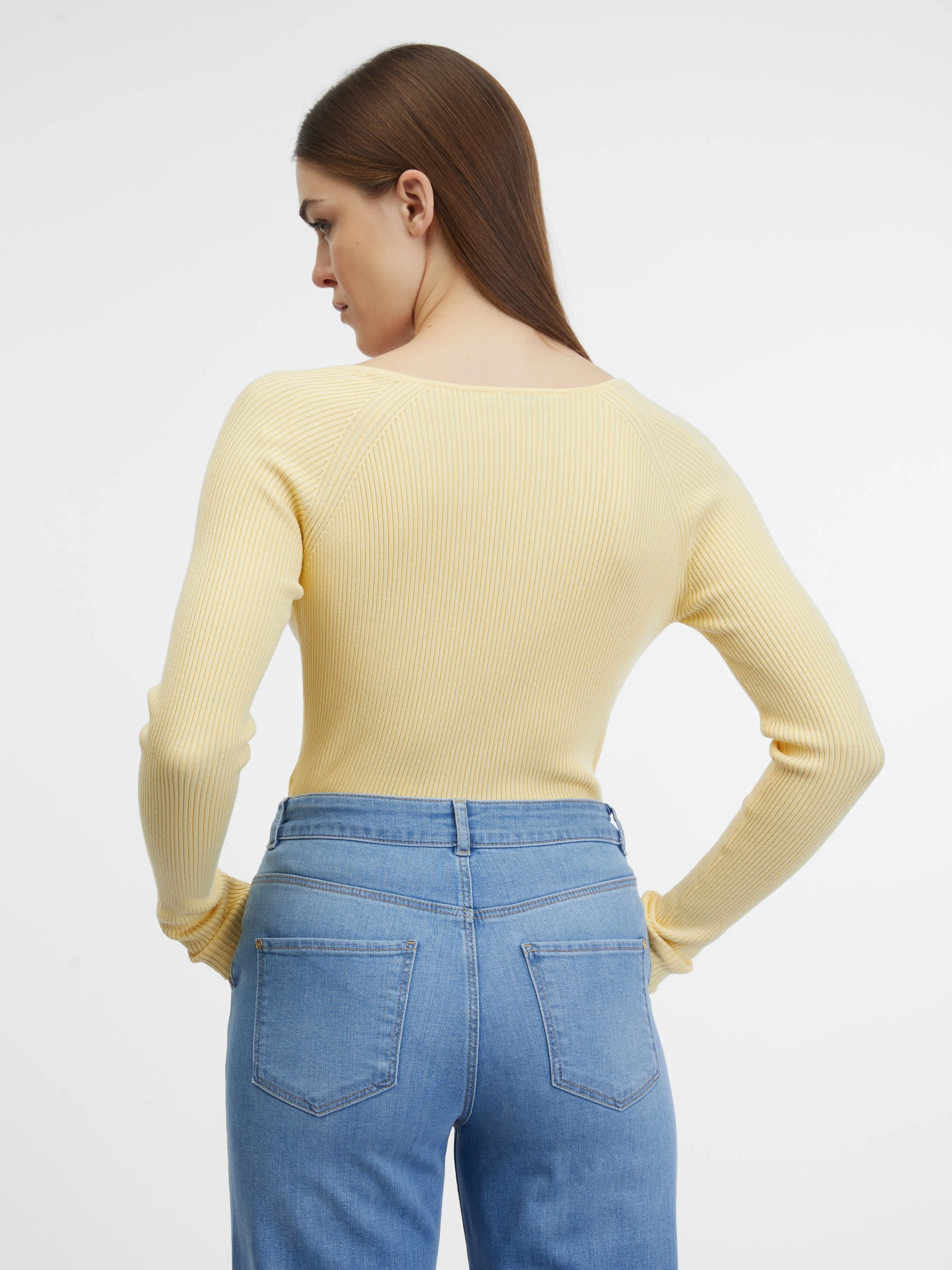 Gelber Damenpullover ORSAY