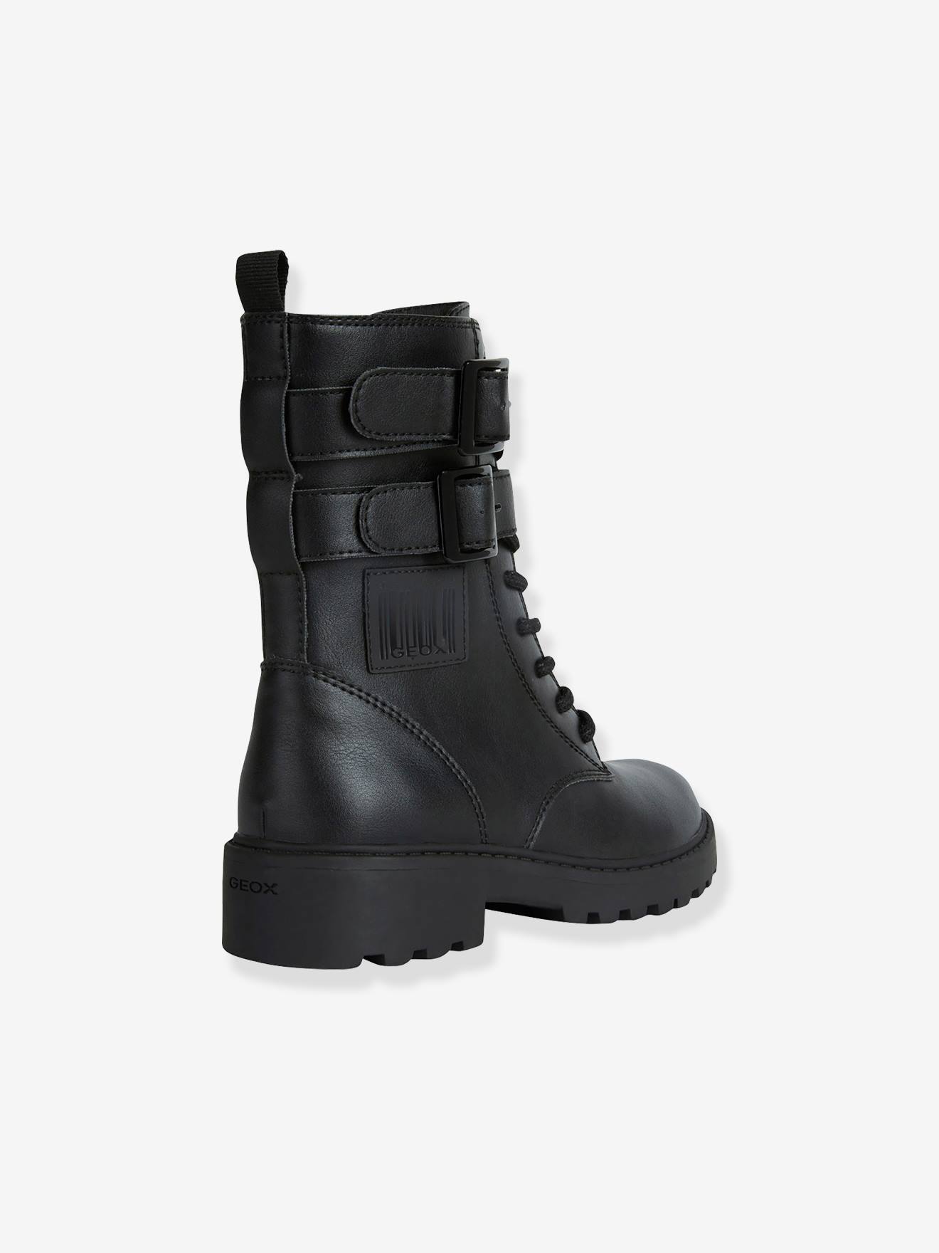 Geox Hohe Mädchen Schnürboots CASEY GEOX - schwarz