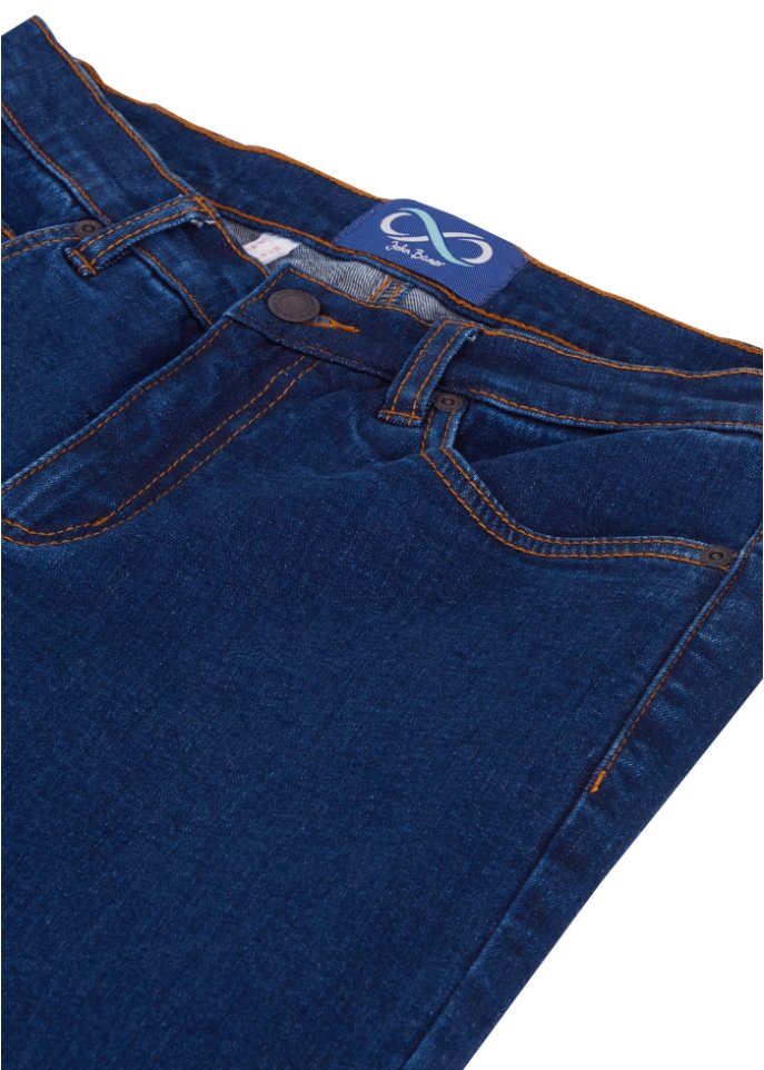 Essential Basic Stretch-Jeans, Wide