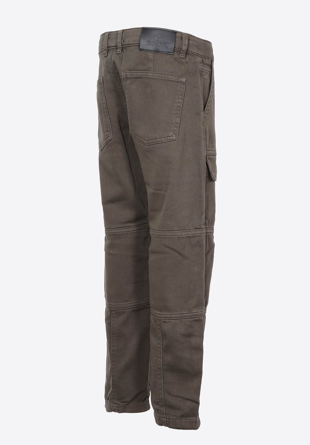 COBY   Jean kaki relaxed cropped