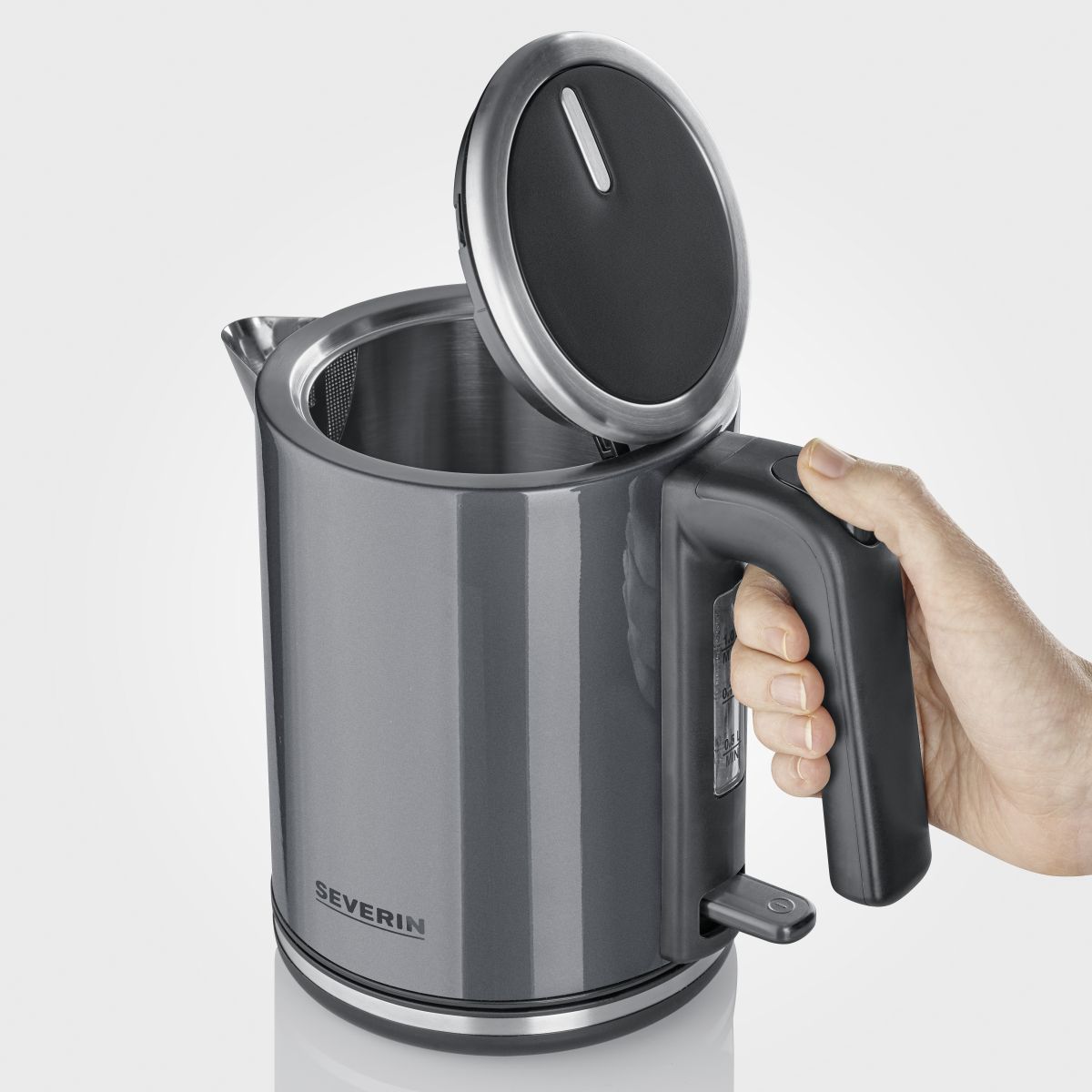 Severin Wasserkocher Stone Grey 1L