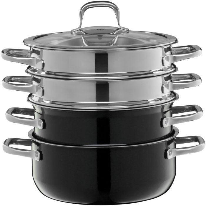 Silit Silargan® Compact Kochgeschirr-Set, 4-teilig, Black