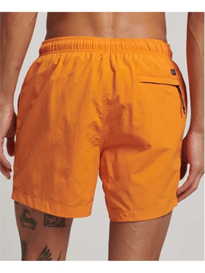 Superdry Badeshorts in Gelb günstig kaufen