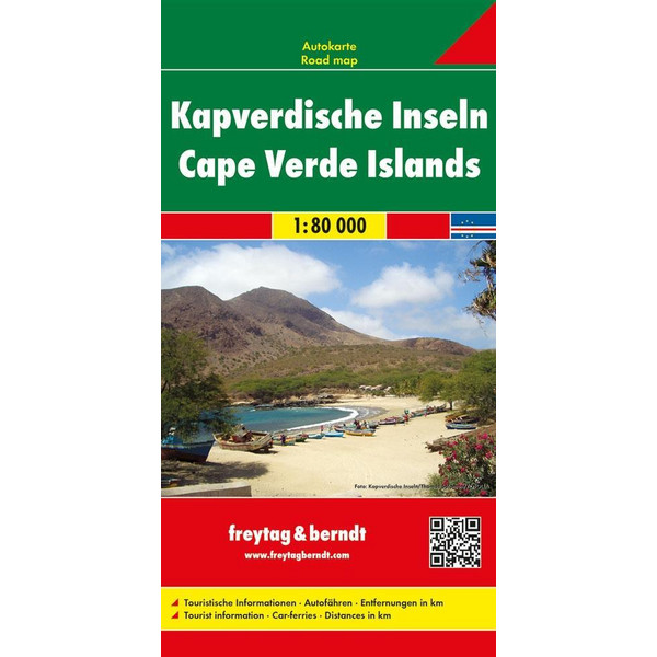 Kapverdische Inseln 1 : 80 000 - Straßenkarte