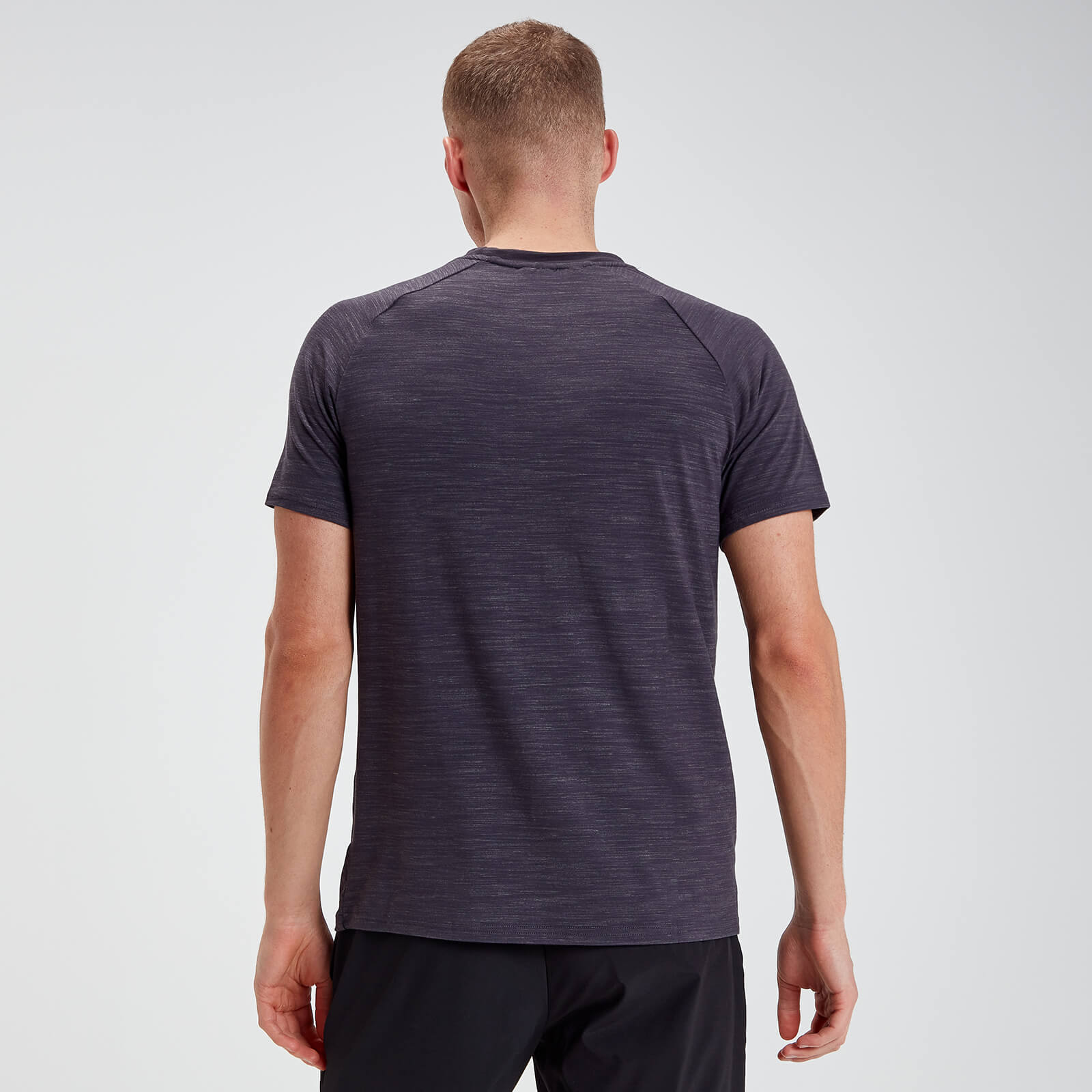 T-Shirt à Manche Courte MP Performance - Noir & Gris