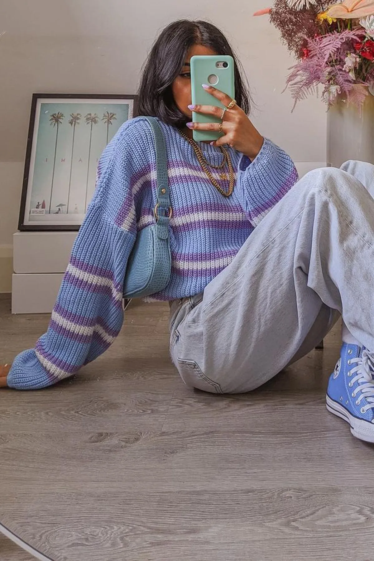 Madmext  Lila Pullover Mad Girls MG1244