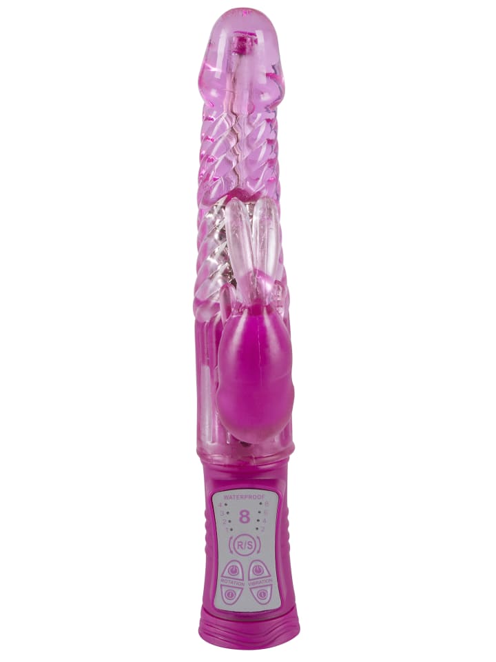 You2Toys Perlenvibrator mit Klitorisreizer Sugar Babe in pink günstig kaufen 22 cm