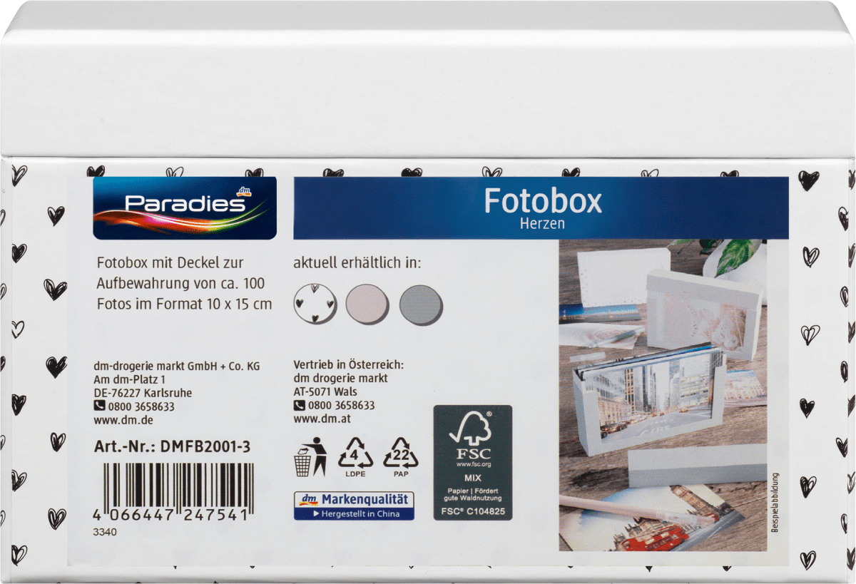 Fotobox Herz, 1 St