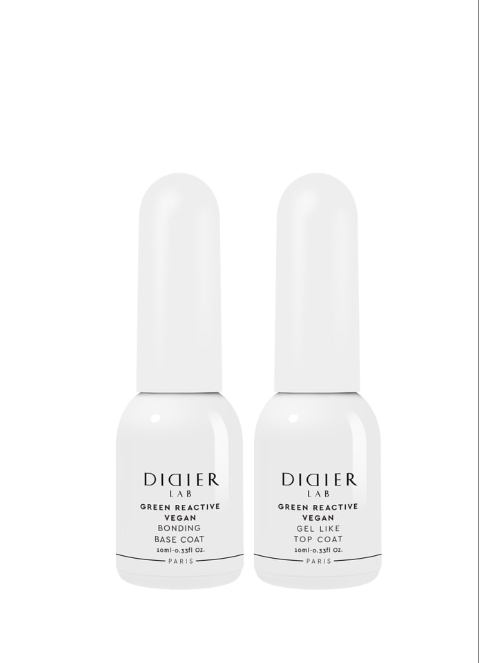 Didier Lab Nagellack Base/Top Coat SET Vegan Base Coat   Top Coat in clear günstig kaufen 10ml