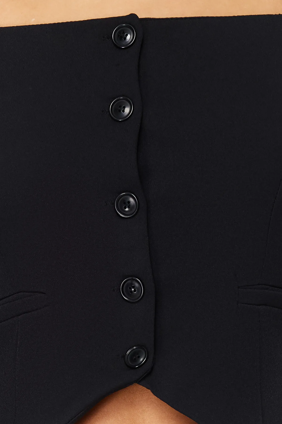 Trendyol Collection  Schwarze geknöpfte gewebte Bluse TWOSS24BZ00333