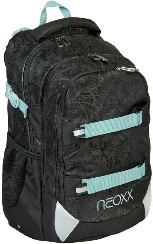 neoxx Schulrucksack Active, Queen of the Nite, aus recycelten PET-Flaschen