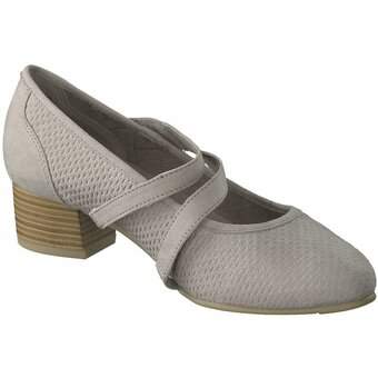 Jana Spangenpumps in grau
